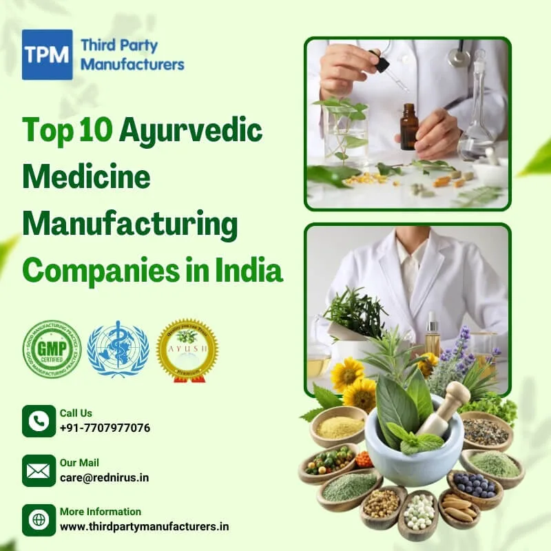 Top 10 Ayurvedic Medicine Manufacturing Companies in India