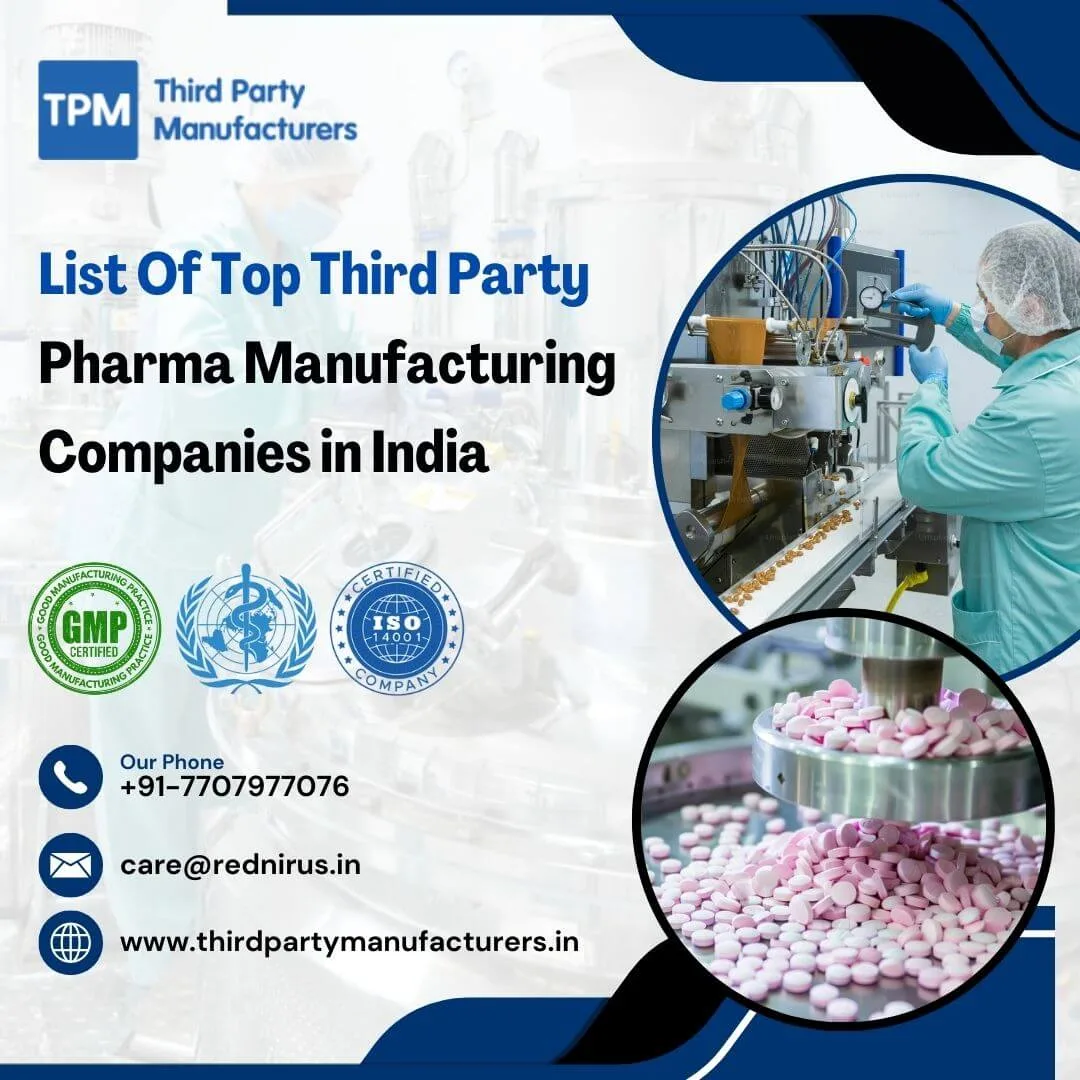 Top 10 Third Party Manufacturing Pharma Companies in India