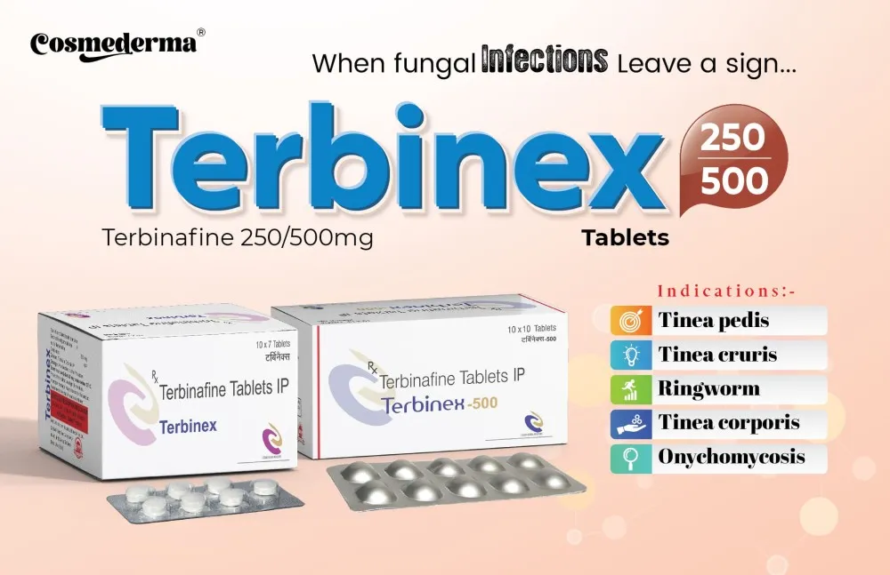 Terbinafine 500mg Tablets Pharma Suppliers