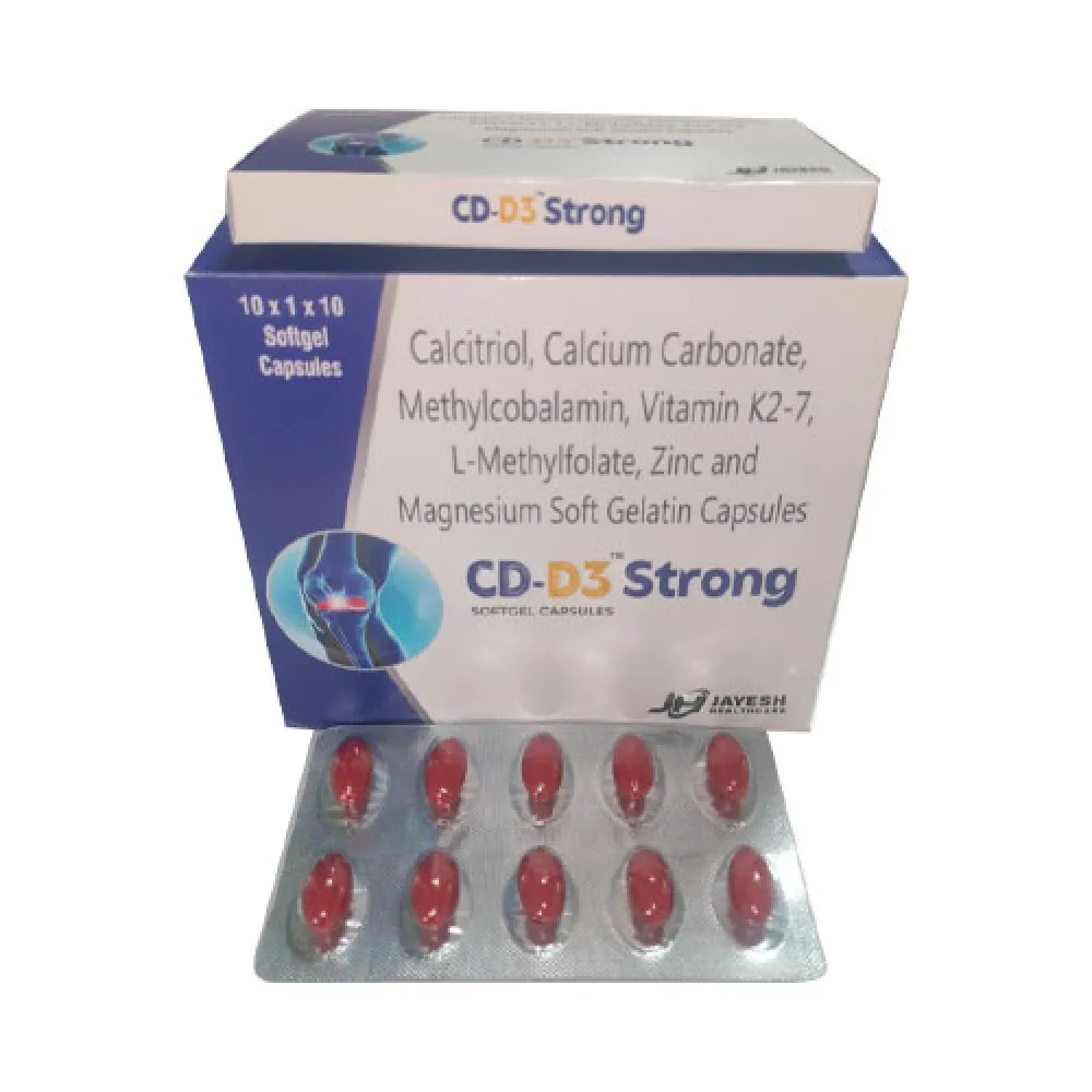 Calcitriol and Calcium Carbonate and Methylcobalamin and Vitamin K27 Softgel Capsules Third Party Pharma Manufacturing